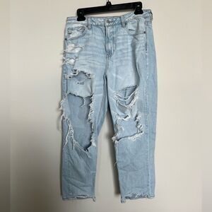 American Eagle Ripped Baggy Jeans